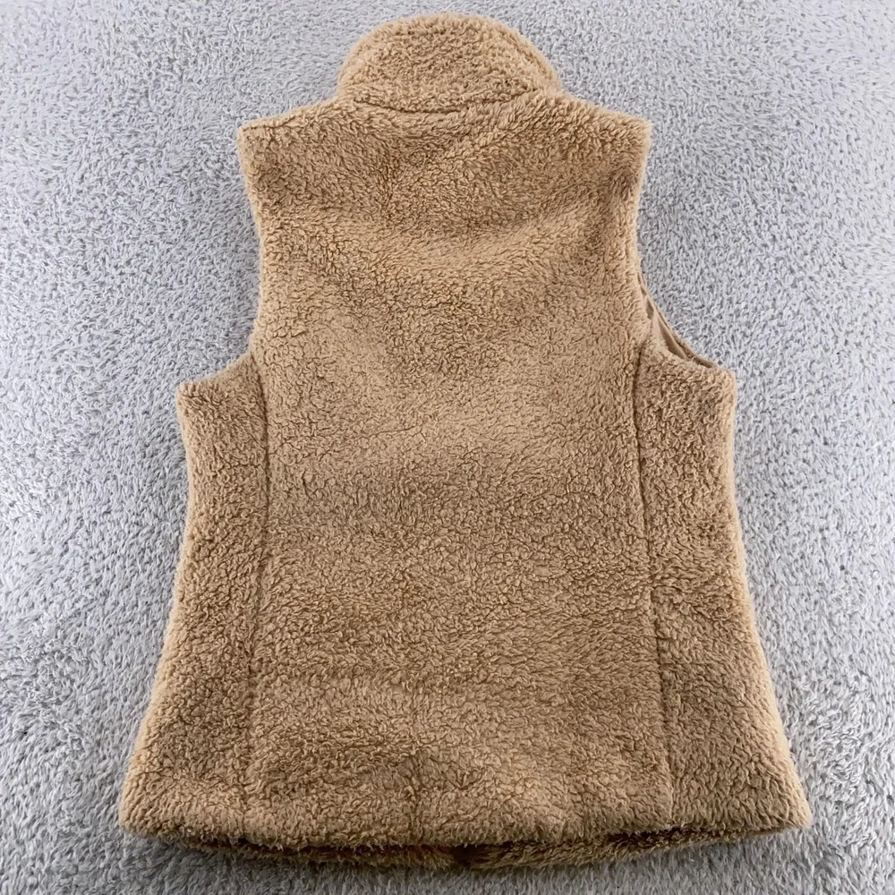 Patagonia Los Gatos Fleece Vest Women's Medium Pampas‎ Tan Fuzzy Full Zip 2516